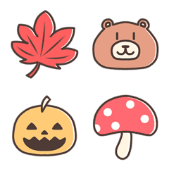Yukikko's autumn emoji