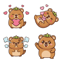 Lovely Quokka Emoji1