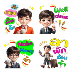 ได้เวลาทำงาน : รวยทุกวันจ้า(อิโมจิ)2