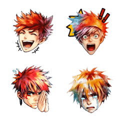 Manga Hero Emojis