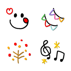 秋のシーズン絵文字☆
