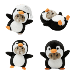 A hamster wearing a penguin costume 2