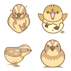 YOSSAN's "Quail" moving emoji