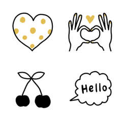 オトナのシンプル絵文字