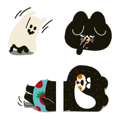 秋だよ★吹き出しポピーラビーとおばけさん