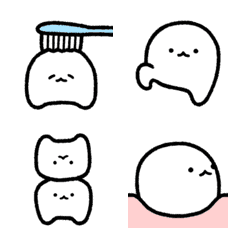 cute tooth move Emoji