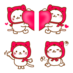 推し色猫さん　推しニャン（赤）