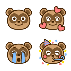 たぬき絵文字:)