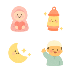 อิโมจิ มุสลิม - ฮิญาบน่ารัก อิสลาม