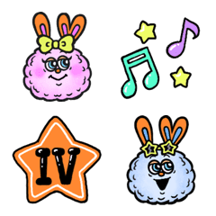 イヴちゃん&リティくん絵文字