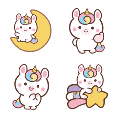 まんまるユニコーンの絵文字１