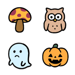 秋に大活躍♡使いやすいシンプル絵文字