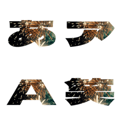 切-絵文字 デコ文字(かなカナ/英数) 19