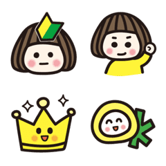 bobbed hair girl's emoji