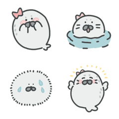 Little seal girl Emoji