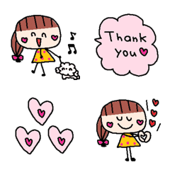 nenerin色んな絵文字セット1158可愛い