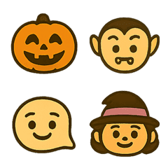 Minimal halloween emoji
