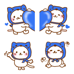 推し色猫さん推しニャン（青）
