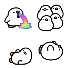 動く！ゆるいもっちもっちアヒルの絵文字2