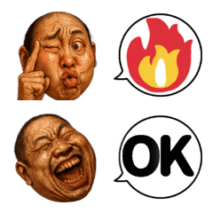 man emoji that speak with their faces