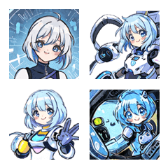 アンドロイドAI(アイ)絵文字