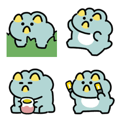 ゆるかわトリケラトプス 動く絵文字