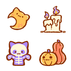 もこもこねこと秋絵文字2