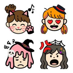 Halloween Girl Emoji