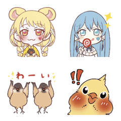 Torihime-chan Emoji Stamp1