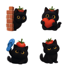 黑貓番茄表情符號