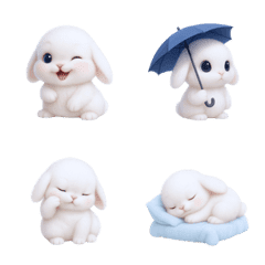 調皮小兔子表情符號
