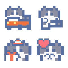 Dot cat!!Anim 4 Tuxedo cat