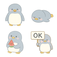 Kawaii-style penguin