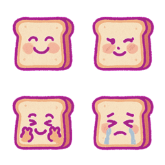 かわいくておいしいトースト（紫）