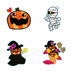 animated emoji Sweet Happy Halloween