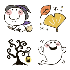 まるぴ★秋ハロウィン動く絵文字