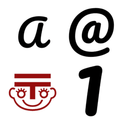 Cafe-style Font - Alphabet & Numbers