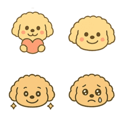 トイプードルココの毎日使える絵文字