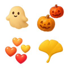 秋のぷっくり♥ハロウィンや紅葉