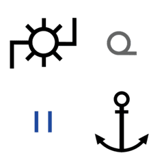 地図記号と記号の絵文字2