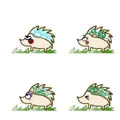 Zentangle Hedgehog Cute-2-2-500