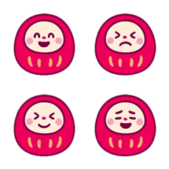 可愛不倒翁的每日情緒-深粉紅色