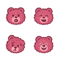 カーリーテディベアかわいい！（赤）