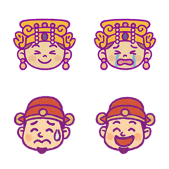同行する毎日媽祖+財神（紫）