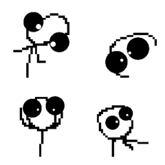 look at my pixel eyes