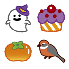 ハロウィン&秋を感じる絵文字