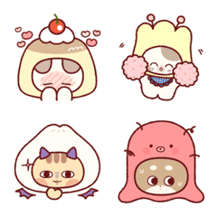 Hatena friends reaction emojis