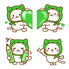 推し色猫さん推しニャン（緑）