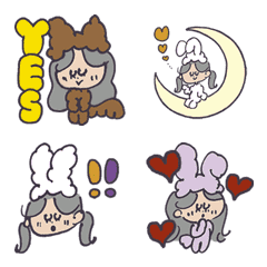 マリーちゃんのハロウィン絵文字