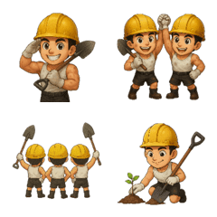 Shovel army emoji sticker